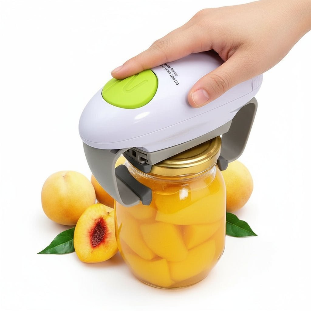 Effortless Electric Bottle Opener - Lightweight ABS Jar and Bottle Access Tool 4
