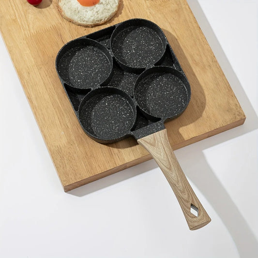 Eiermeister – 4-Cup Omelette Pan Made of Aluminum with Maifan Stone Coating