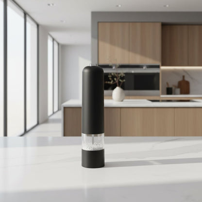 Electric Salt and Pepper Grinder Set - One-Handed Operation with Adjustable Coarseness and Built-in Light 10