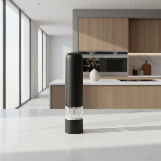 Electric Salt and Pepper Grinder Set - One-Handed Operation with Adjustable Coarseness and Built-in Light 10