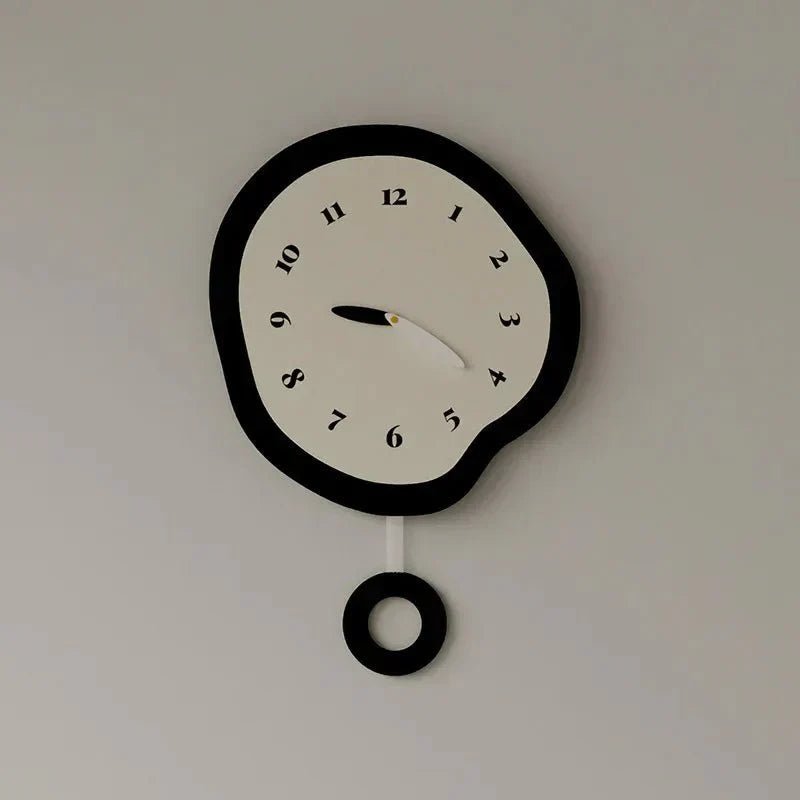 Elegant Abstract Wall Clock - Silent Movement & Modern Acrylic Design 0