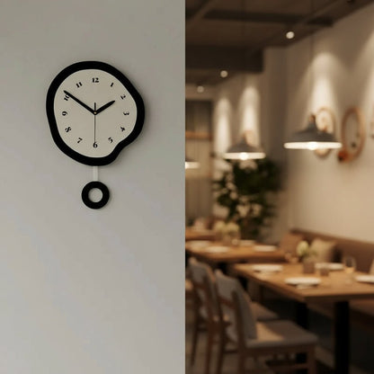 Elegant Abstract Wall Clock - Silent Movement & Modern Acrylic Design 1