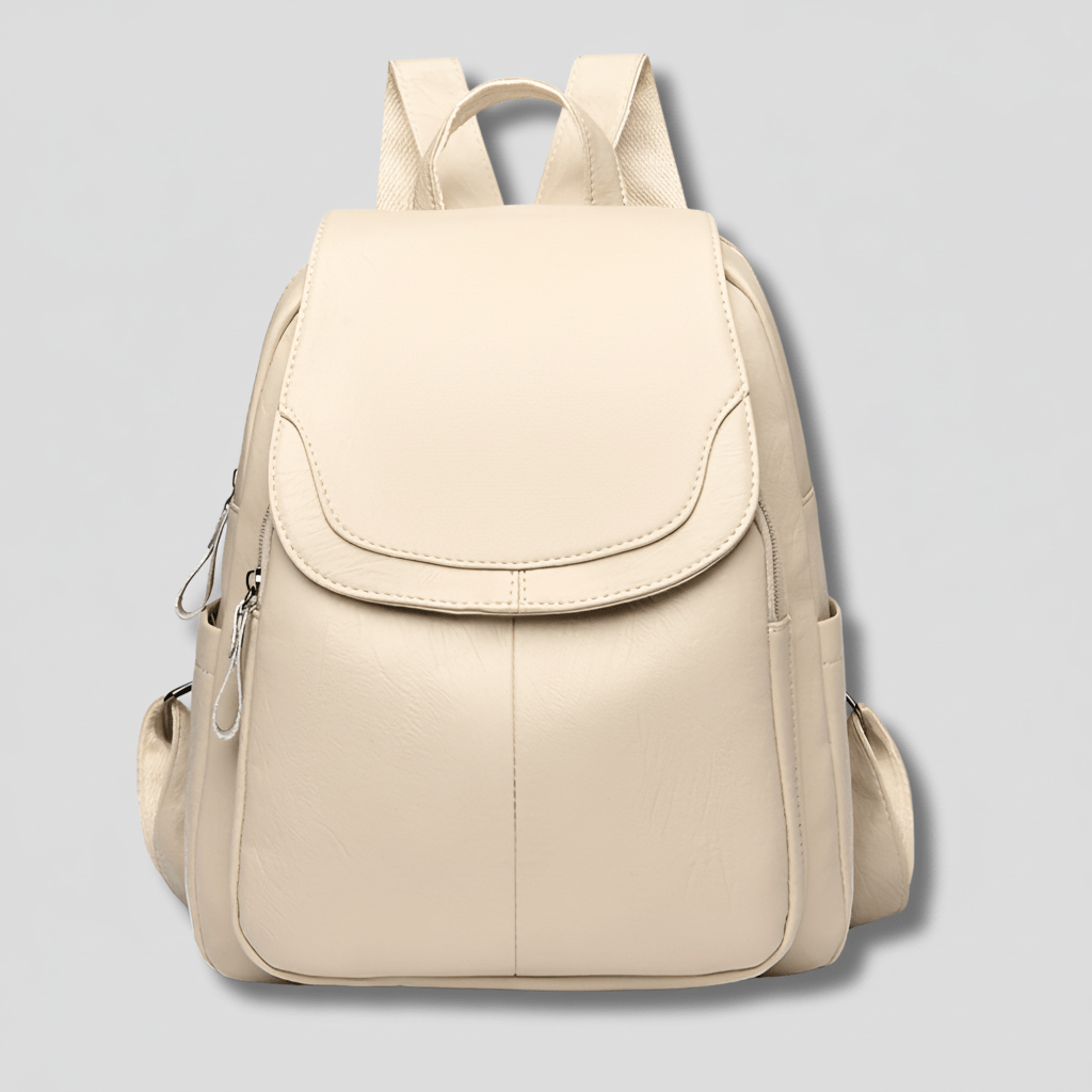 Elegant Anti-Theft Leather Backpack for Women - Stylish Rucksack with Organized Interior 6