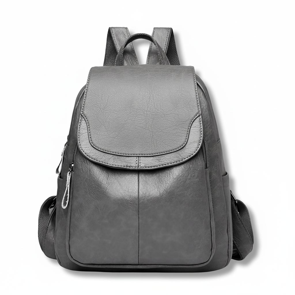 Elegant Anti-Theft Leather Backpack for Women - Stylish Rucksack with Organized Interior 8