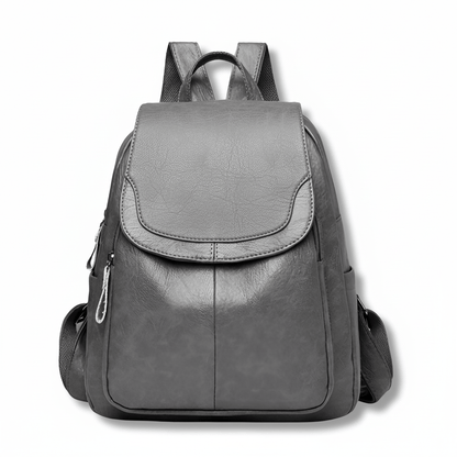 Elegant Anti-Theft Leather Backpack for Women - Stylish Rucksack with Organized Interior 8