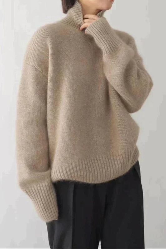 Elegant Cashmere Women's Turtleneck Sweater - Timeless Comfort & Style 4