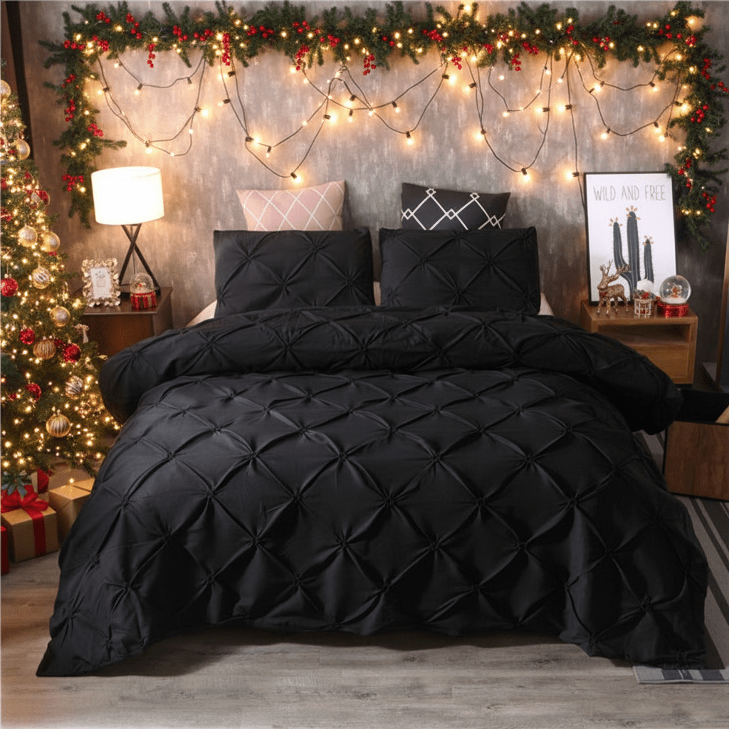 Elegant Cotton Bedding Set - Breathable Duvet Covers for Year-Round Comfort 0