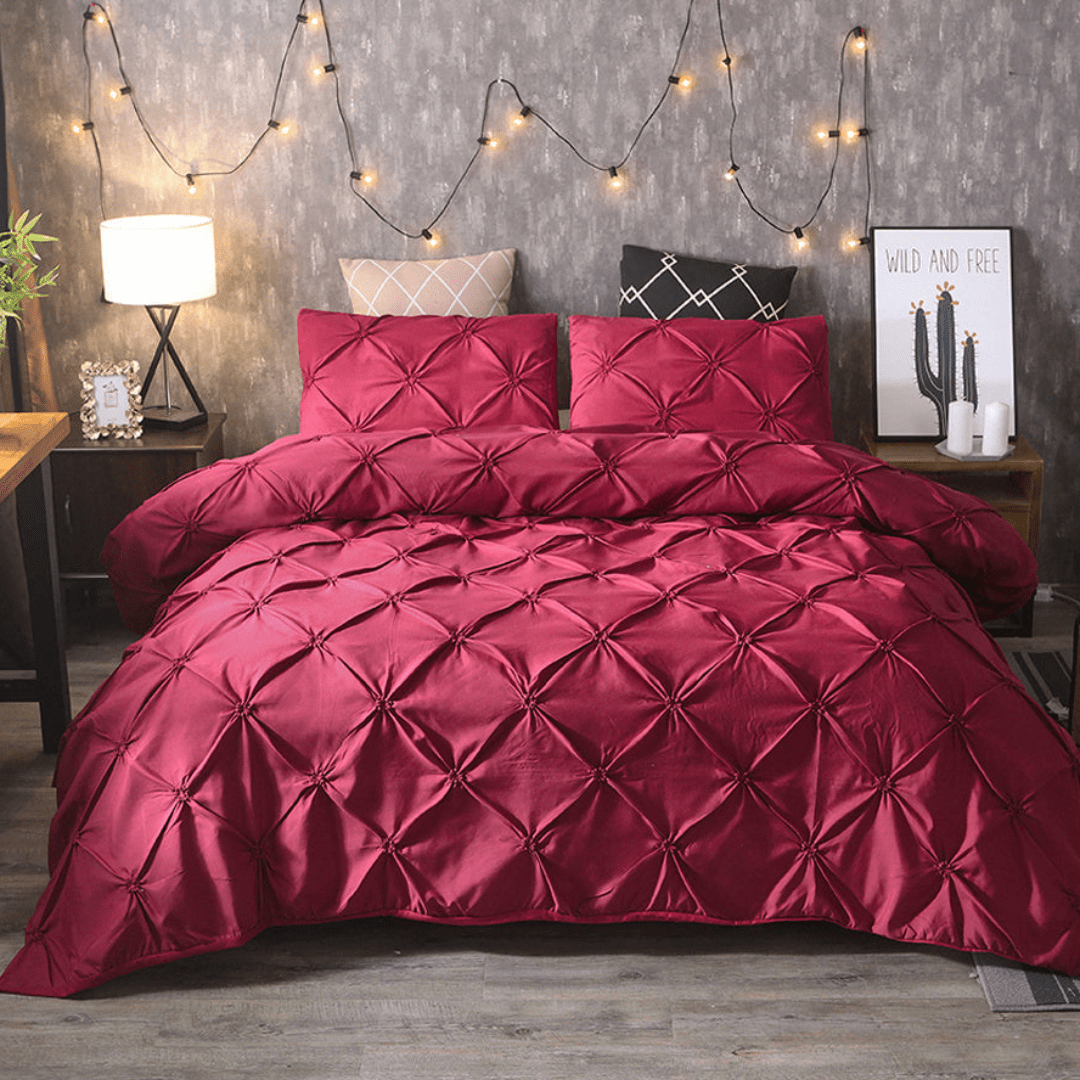 Elegant Cotton Bedding Set - Breathable Duvet Covers for Year-Round Comfort 1