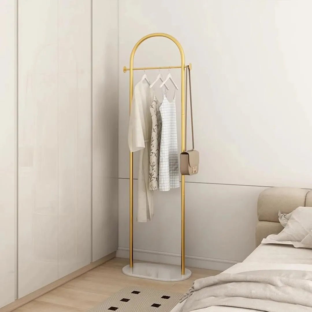 Elegant Floor Standing Clothes Rack - Stylish Hanger for Clothes Organizer 4