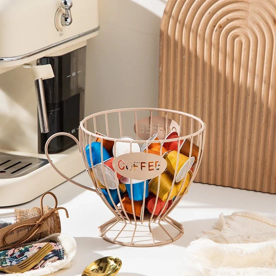 COZYSHELF – Decorative Home Shelf for Coffee Pods & Sweets