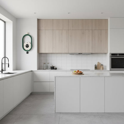 Elegant Long Wall Clock - 3D Design with Silent Movement & Easy Installation 5