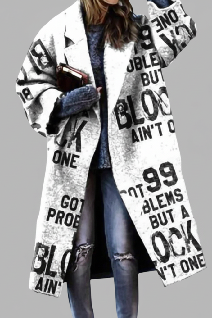 Elegant Long Wool Coat for Women in Plus Sizes - Stylish Winter Coat 3