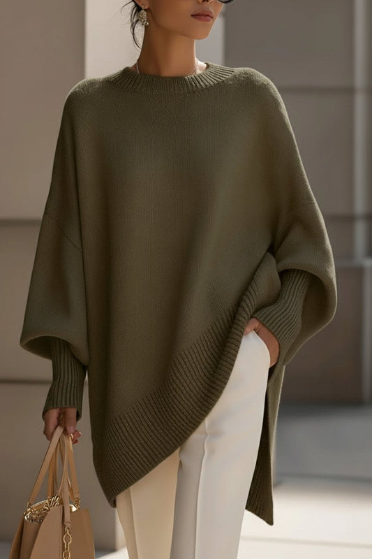Elegant Oversized Knit Sweater for Women - Cozy Winter Essential 2