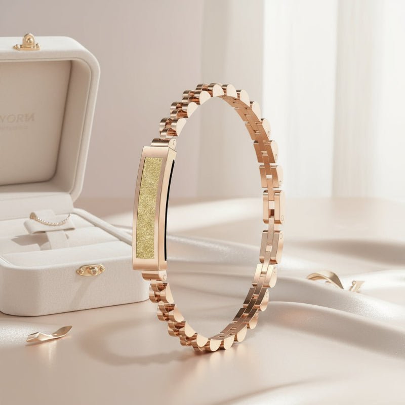 Elegant Smart Bracelet - Bluetooth Fitness Tracker with Health Monitoring & 5-Day Battery 0