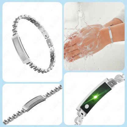 Elegant Smart Bracelet - Bluetooth Fitness Tracker with Health Monitoring & 5-Day Battery 5