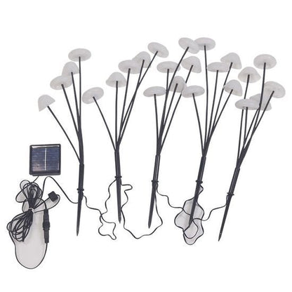 Elegant Solar Mushroom Lights - 15 LED Outdoor Garden Lighting Set, Weatherproof & Easy Installation 4