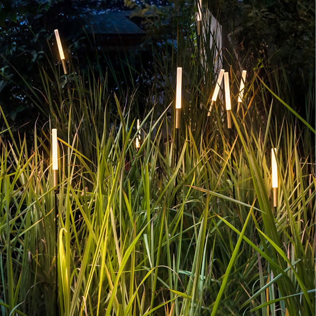 Elegant Solar Reed Lights - Waterproof LED Garden Decor with Energy Efficient Design 5