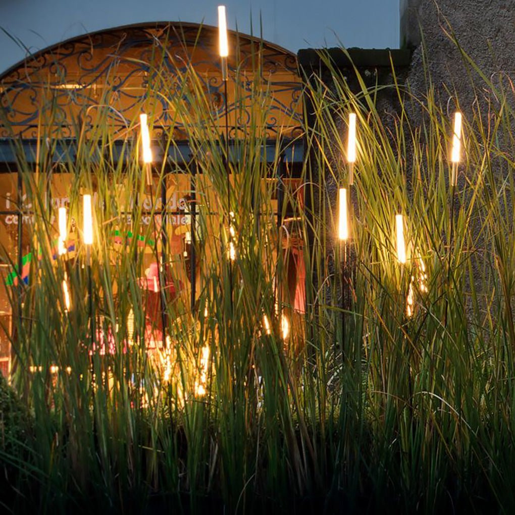 Elegant Solar Reed Lights - Waterproof LED Garden Decor with Energy Efficient Design 6