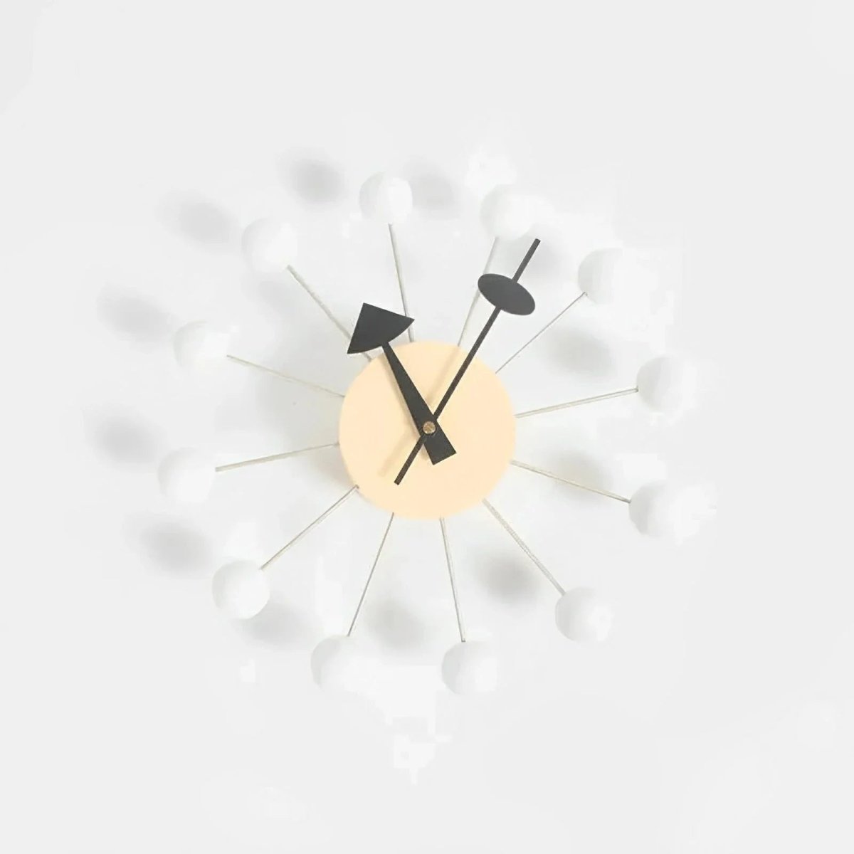 Elegant Sunburst Wall Clock - 32 cm Silent Quartz Movement for Home Décor 7