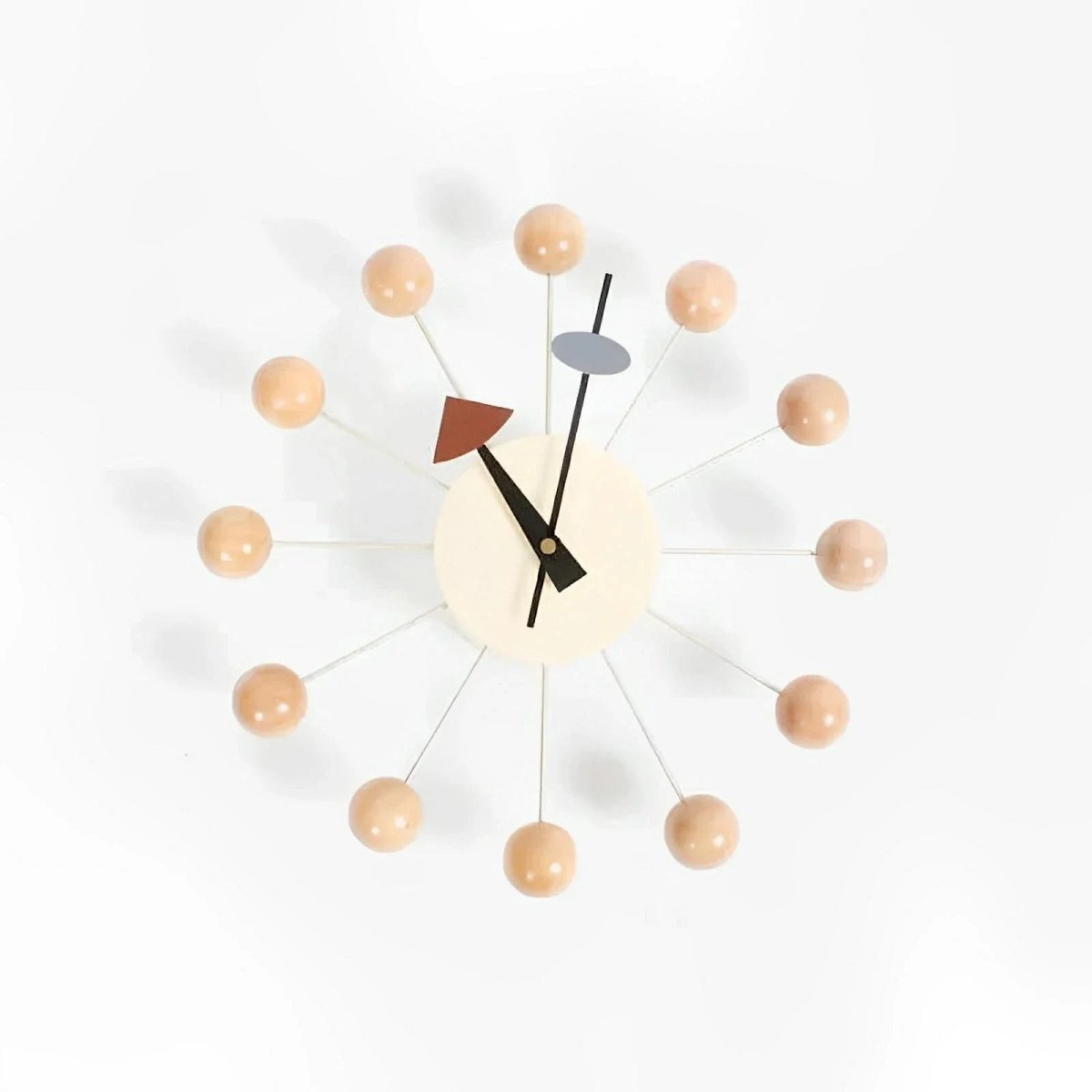 Elegant Sunburst Wall Clock - 32 cm Silent Quartz Movement for Home Décor 8