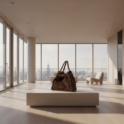 Elegant Vegan Leather Handbag - Spacious Shoulder Bag for Women 6