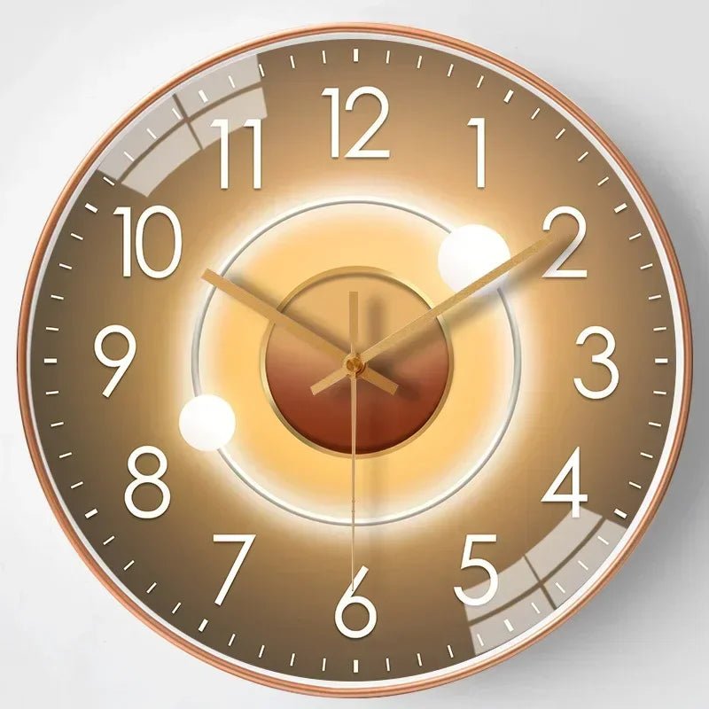 Elegant Wall Clock - Quiet Mechanism & Classic Design for Homes and Offices 0