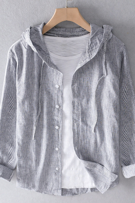 HOODLINE – Long Sleeve Hooded Top with Adjustable Drawstring