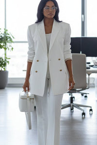COUTÉRA – Elegant Women’s Two-Piece Blazer Suit with Trousers