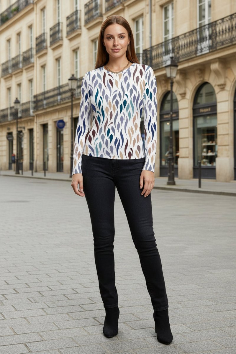 Elegant Women's T-Shirt - Soft, Comfortable Fabric for Versatile Styling 0