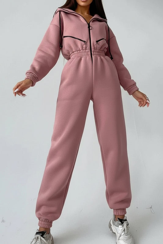 Elegant Women's Winter Jumpsuit with Ultra-Light Fleece Lining & Flattering Fit 1