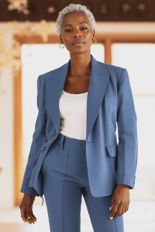 Eliana - Women's Two-Piece Suit with Pockets, Loose Fit & Breathable Fabric 0