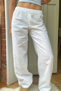 Elke - Women's Lightweight Striped Pants with Elastic Waistband & Pockets 9