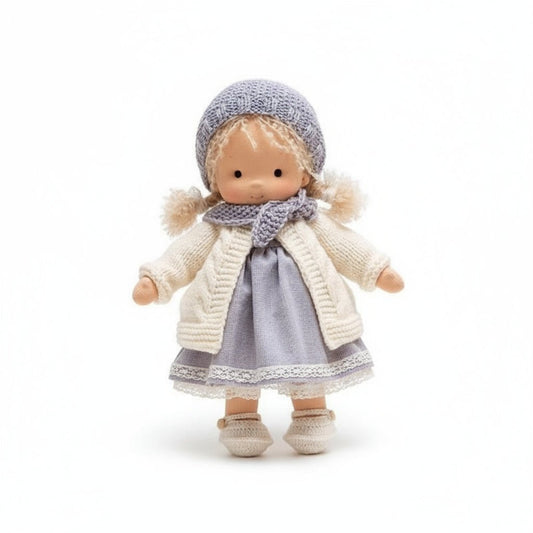 Elora – Handmade Waldorf Doll Made of Cotton for Creative Play 0