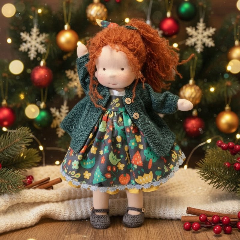 Elora – Handmade Waldorf Doll Made of Cotton for Creative Play 3