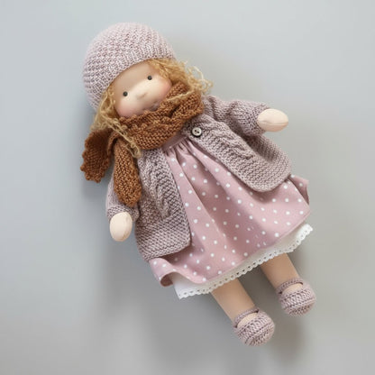 Elora – Handmade Waldorf Doll Made of Cotton for Creative Play 5