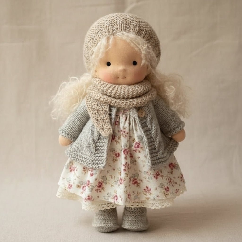 Elora – Handmade Waldorf Doll Made of Cotton for Creative Play 7