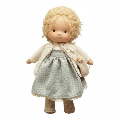 Elora – Handmade Waldorf doll made of cotton for creative play 24