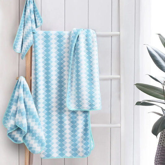 Elysoria Coral Weave Towels | Plush, durable towels with maximum absorbency and quick-dry 0