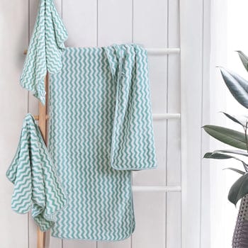 Elysoria Coral Weave Towels | Plush, durable towels with maximum absorbency and quick-dry 1