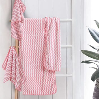 Elysoria Coral Weave Towels | Plush, durable towels with maximum absorbency and quick-dry 3