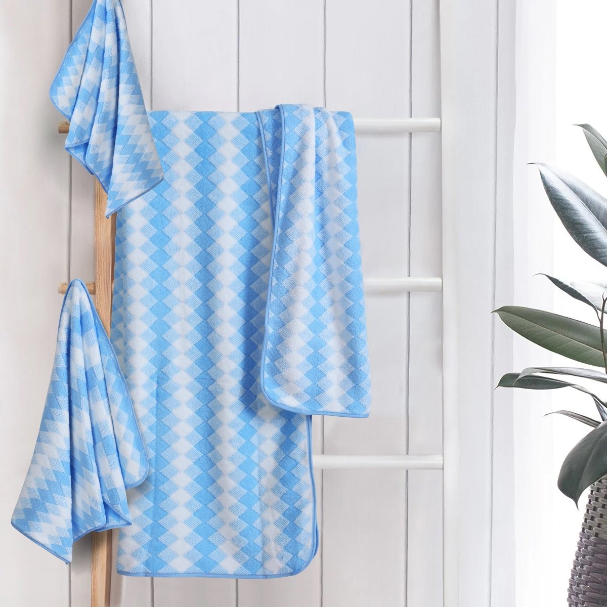 Elysoria Coral Weave Towels | Plush, durable towels with maximum absorbency and quick-dry 6