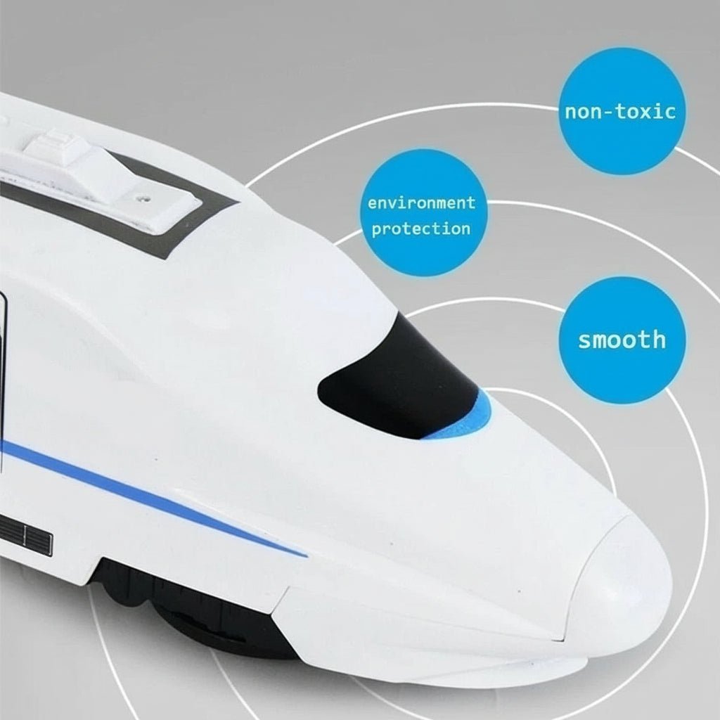 Engaging 360° Spinning Train Toy with Lights, Sounds & Obstacle Avoidance for Kids 4