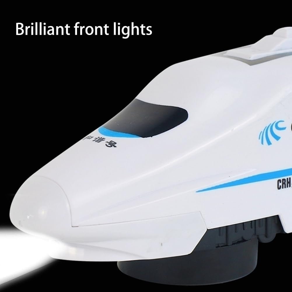 Engaging 360° Spinning Train Toy with Lights, Sounds & Obstacle Avoidance for Kids 5