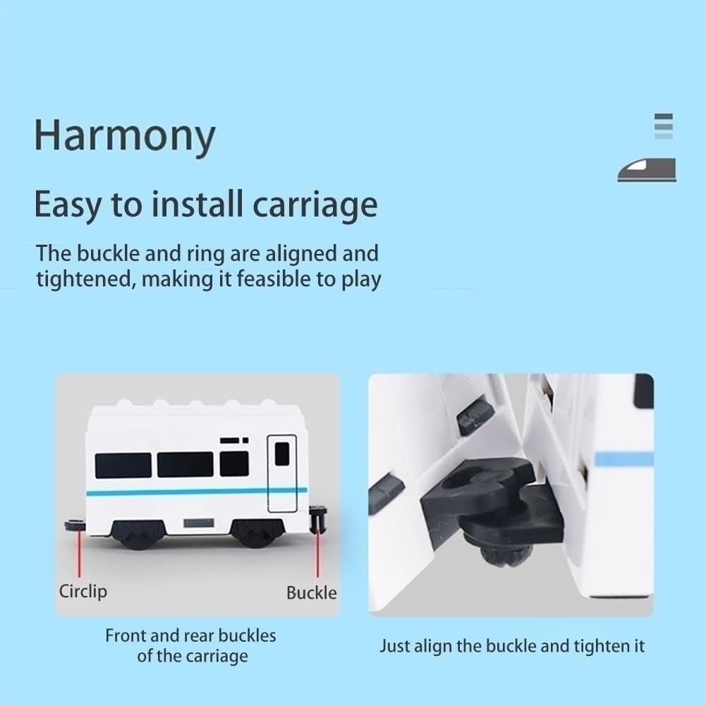 Engaging 360° Spinning Train Toy with Lights, Sounds & Obstacle Avoidance for Kids 6