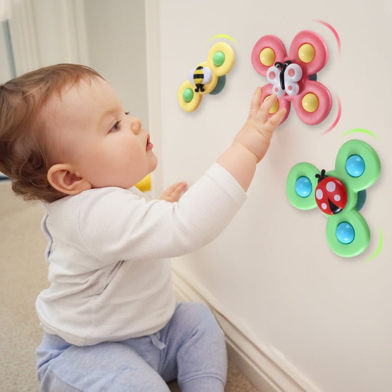 Engaging Baby Spinner Toy - Colorful Motor Skills Development for Infants and Toddlers 1