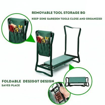 Ergonomic 2-in-1 Kneeling and Sitting Chair for Comfortable Gardening & Outdoor Use 3