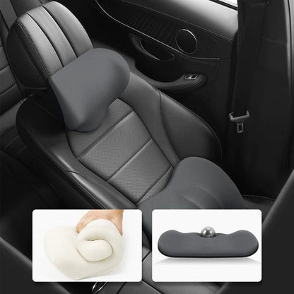 Ergonomic Memory Foam Neck Pillow & Lumbar Support Cushion for Ultimate Comfort 1