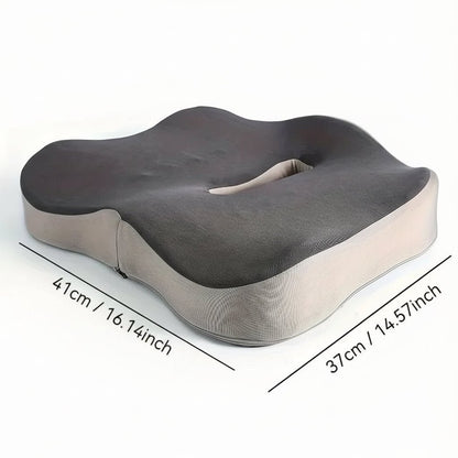 Ergonomic Office Seat Cushion - Memory Foam Lumbar Support for Comfort and Posture 2