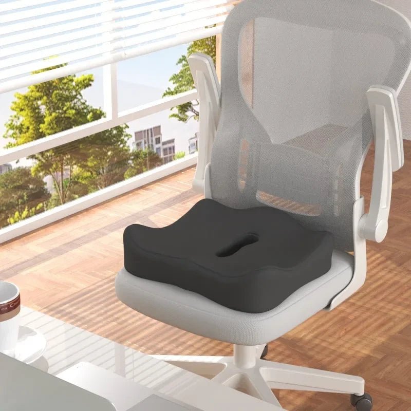Ergonomic Office Seat Cushion - Memory Foam Lumbar Support for Comfort and Posture 7