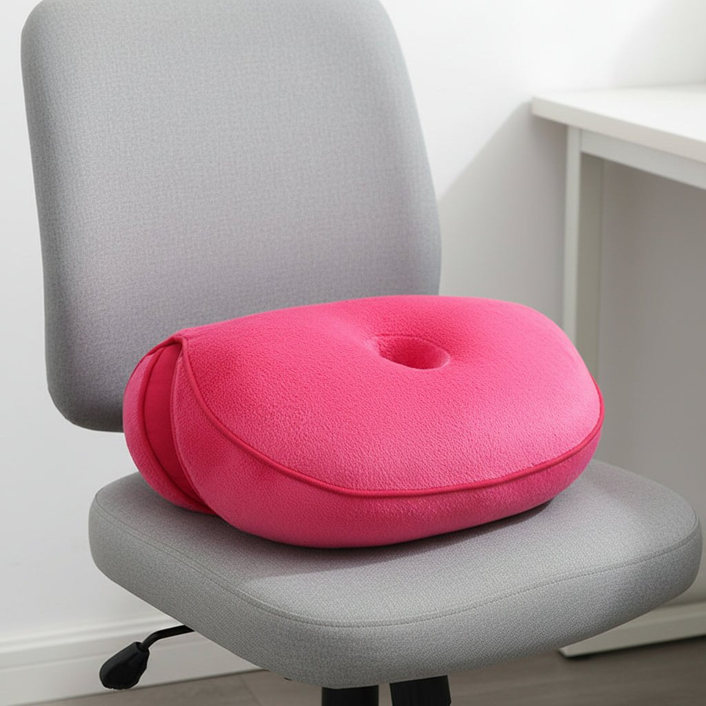 Ergonomic Orthopedic Seat Cushion for Back and Tailbone Support - Portable Foam Design 0